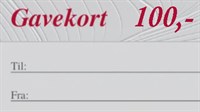 gavekort 100 kr.